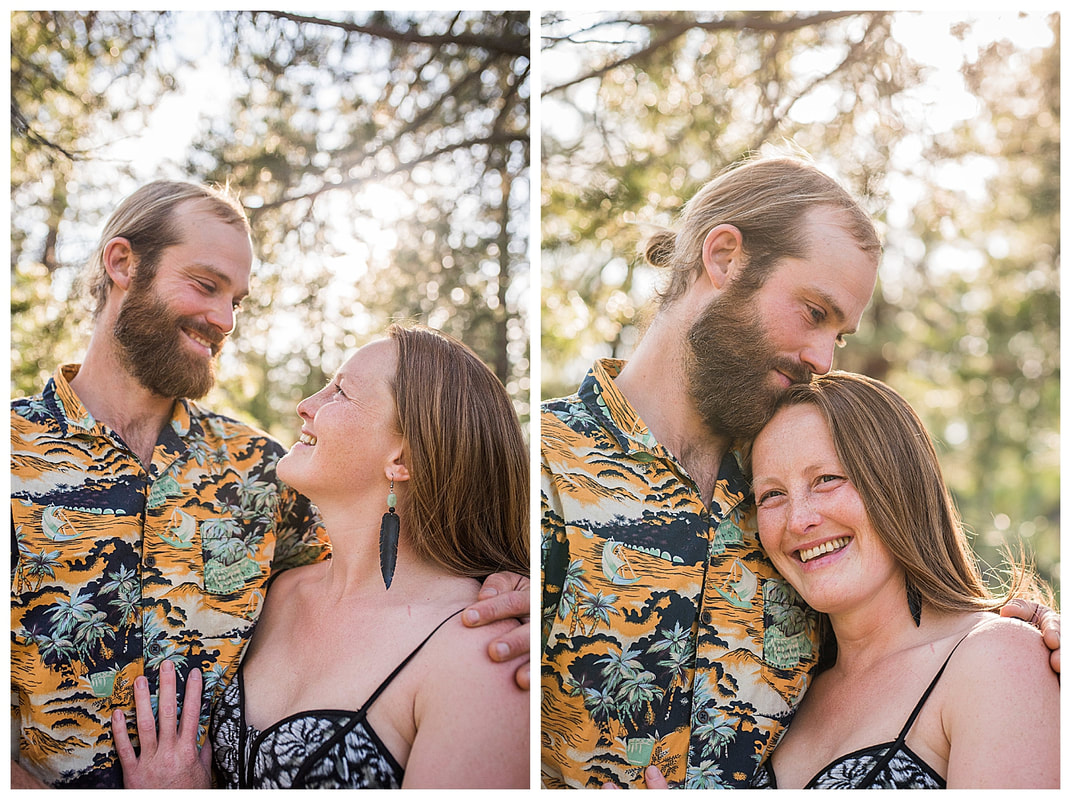 Engagement photos in Sunriver, Oregon