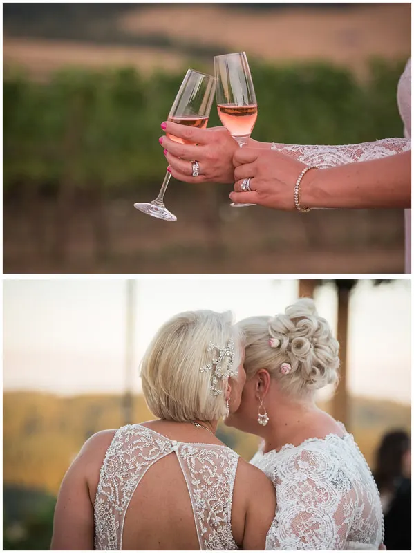 Sweet Cheeks Winery wedding by Photography by Lynn Marie