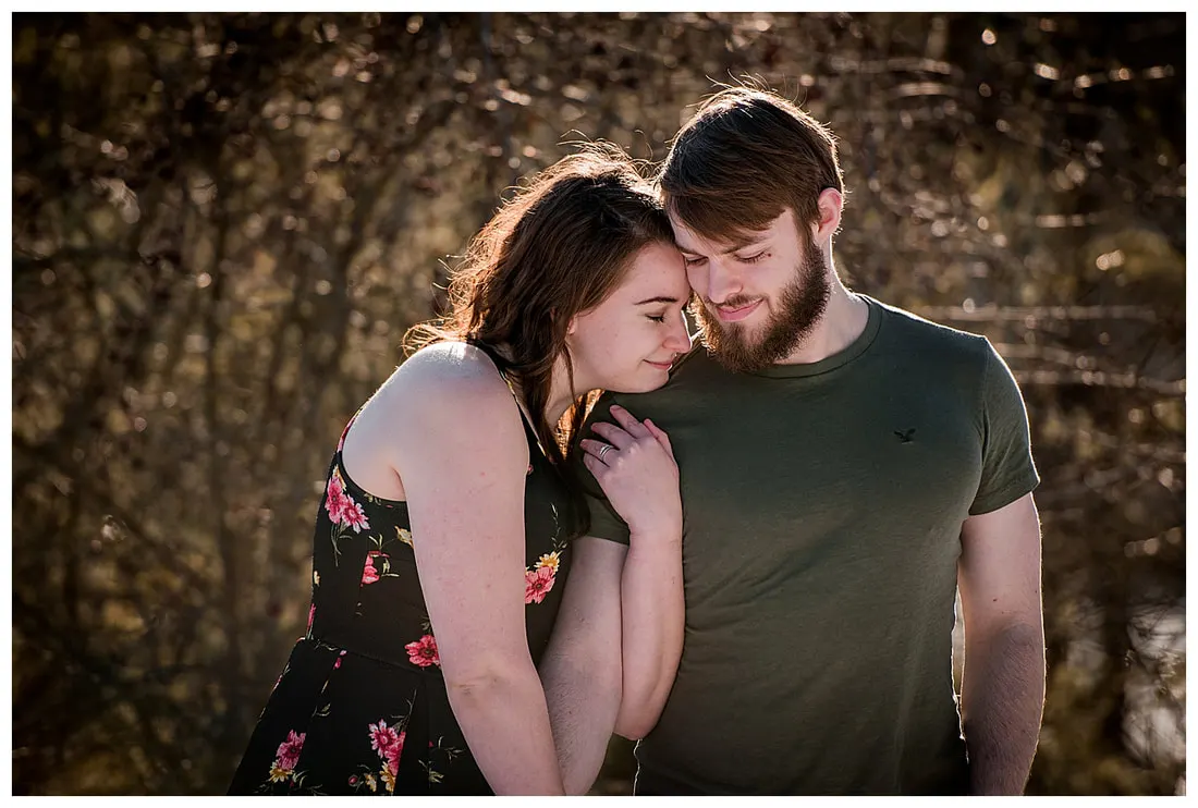 Engagment photo session of a couple taken at Dorris Ranch in Oregon