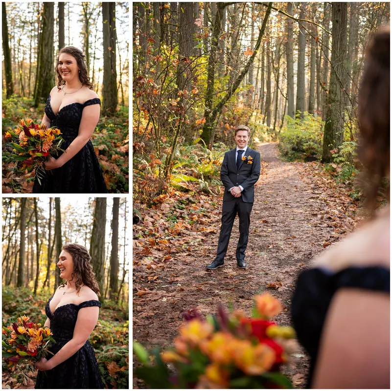 Wedding photos at Hendrick's Park in Eugene, Oregon