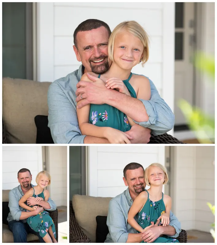 Family lifestyle photography in Eugene, Oregon with family outside in natural light.