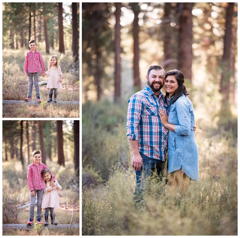 Bend, Oregon family photos taken along the Deschutes River in natural light