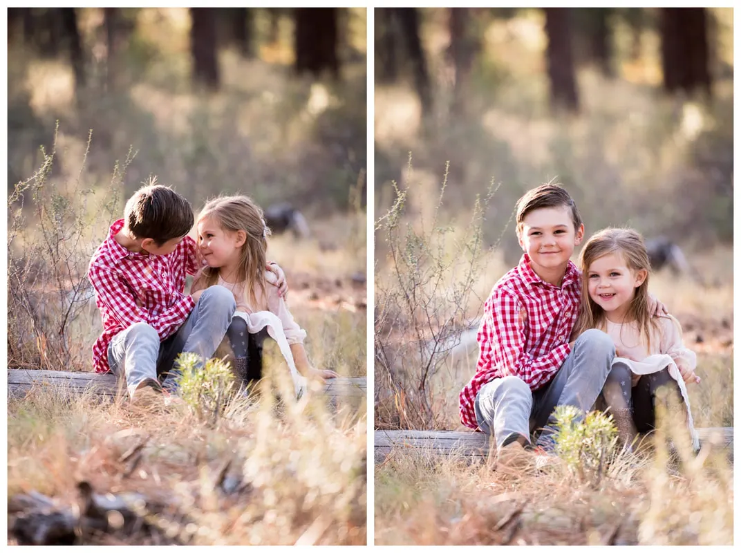 Bend, Oregon family photos taken along the Deschutes River in natural light