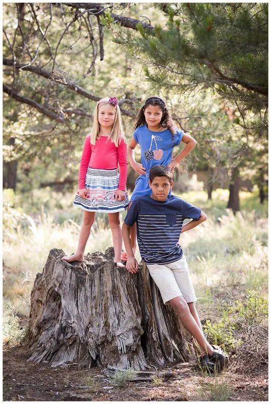 Family photos in Sunriver, Oregon