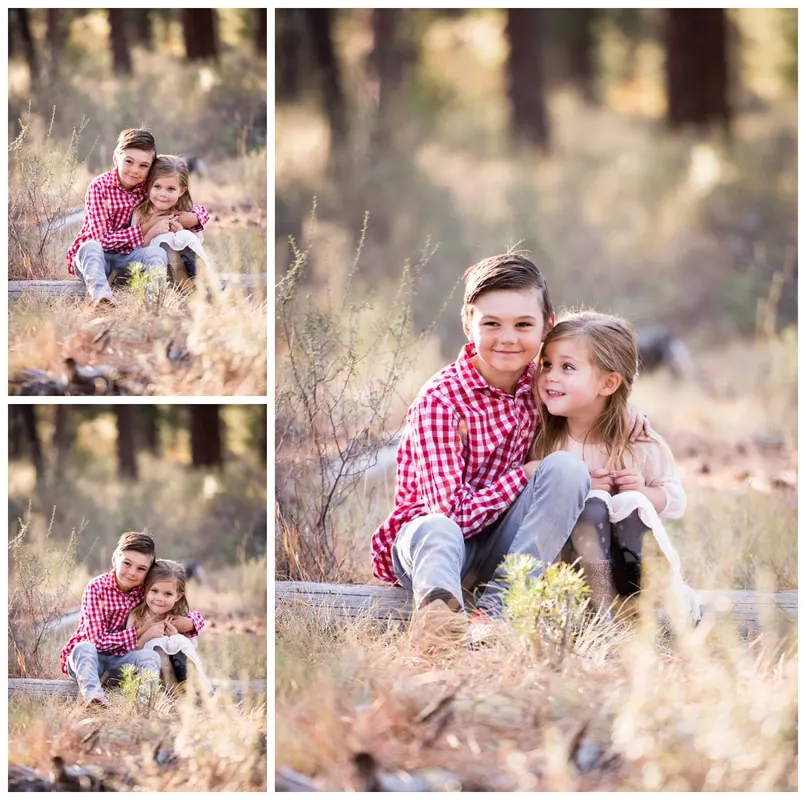 Bend, Oregon family photos taken along the Deschutes River in natural light