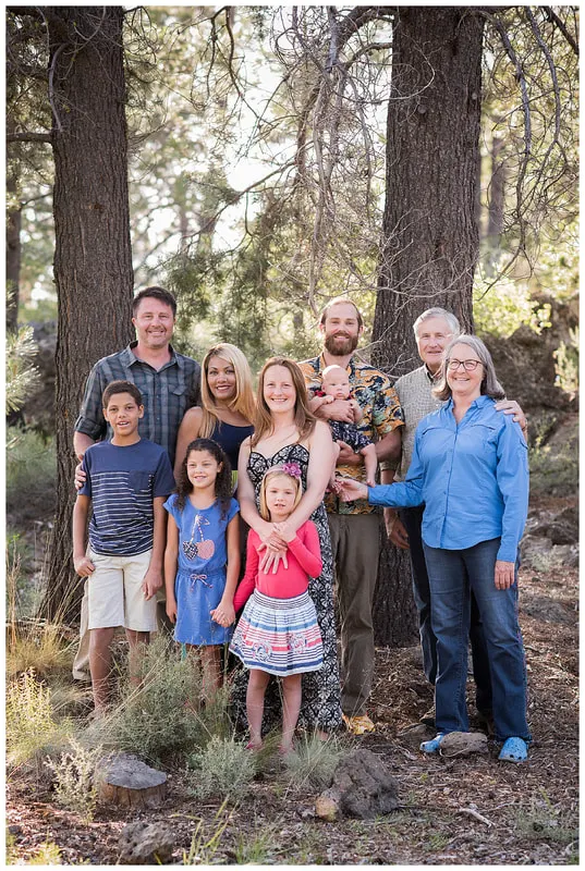 Family photos in Sunriver, Oregon