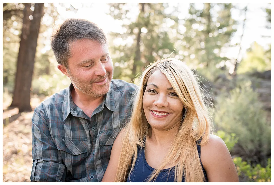 Family photo session in Sunriver, Oregon