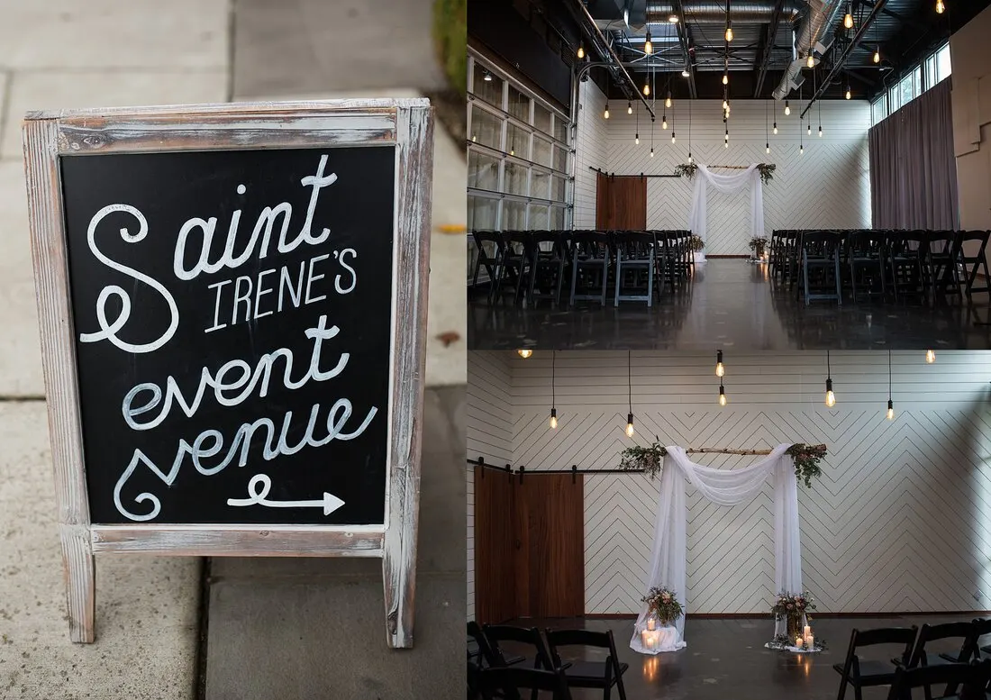 Saint Irene's wedding & reception in Portland, Oregon