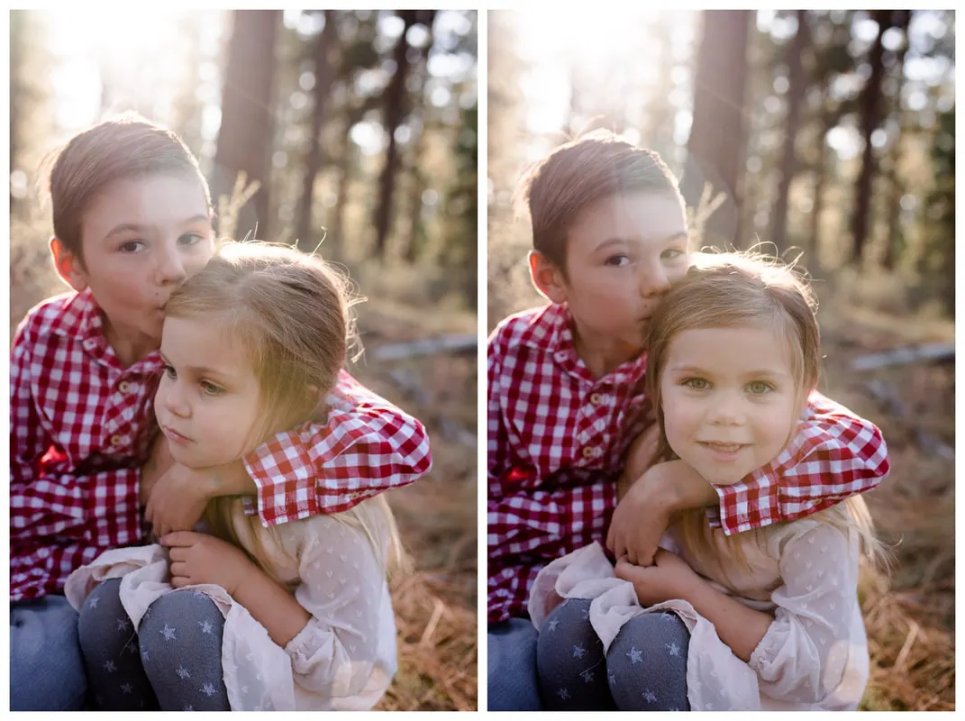 Bend, Oregon family photos taken along the Deschutes River in natural light