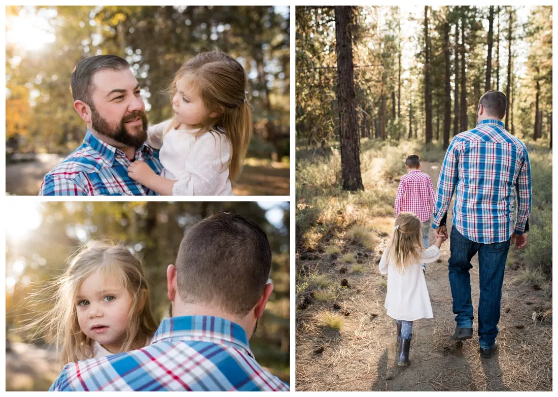 Bend, Oregon family photos taken along the Deschutes River in natural light