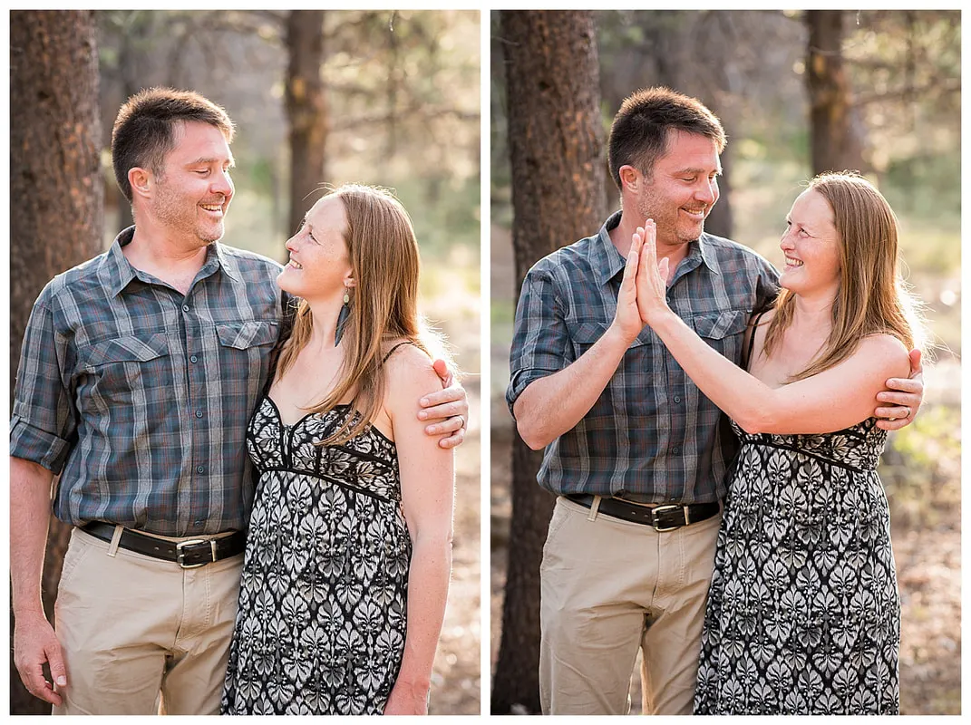Family photo session in Sunriver, Oregon