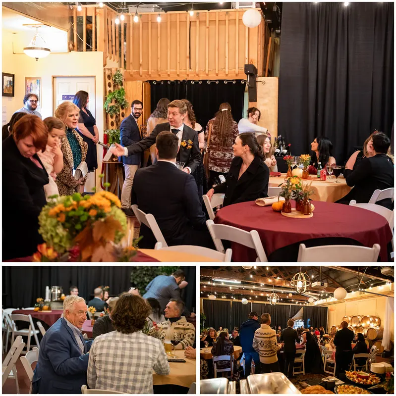 Capitello Winery wedding reception in Eugene, Oregon