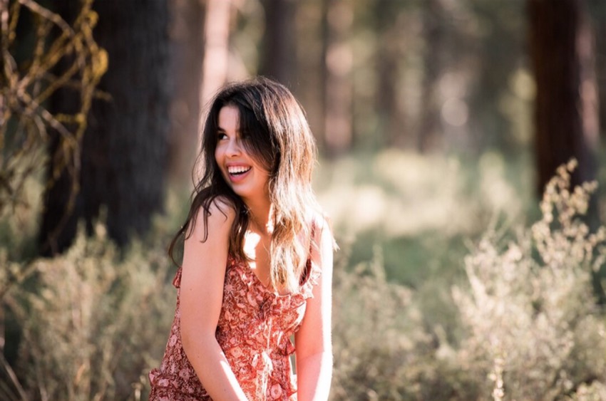 A high school senior portrait in Oregon