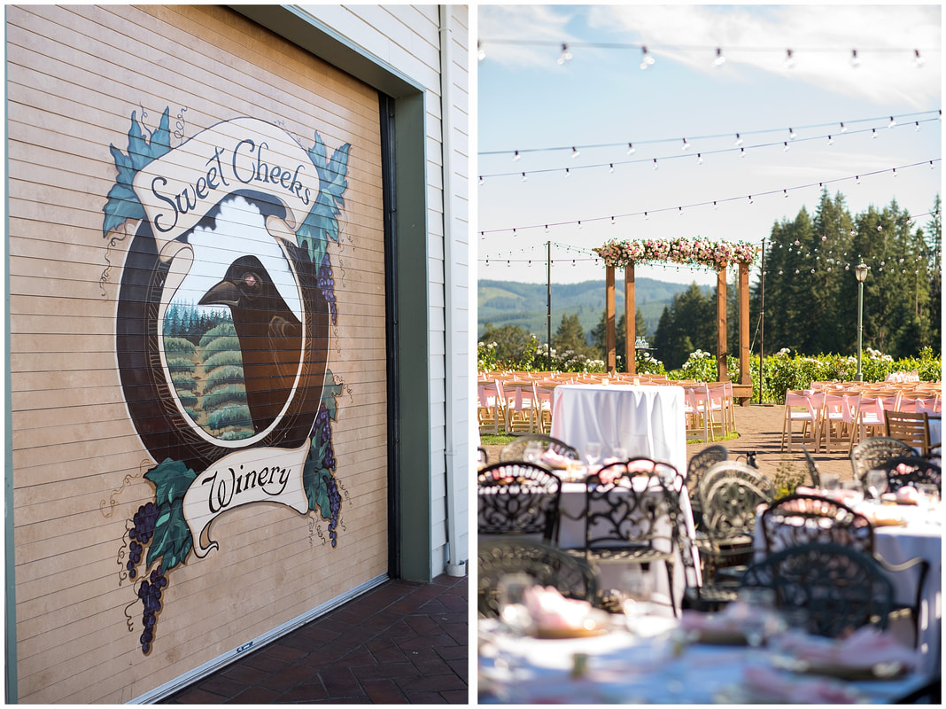Sweet Cheeks Winery wedding by Photography by Lynn Marie
